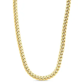 10K Gold 4.5mm Hollow Miami Cuban 20" 22" 24"
