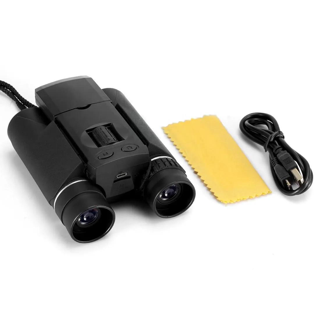 10X25 Zoom Binocular Telescope with HD Digital Camera | 1.5 LCD Screen | Black