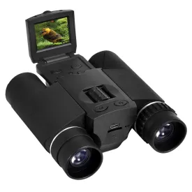 10X25 Zoom Binocular Telescope with HD Digital Camera | 1.5 LCD Screen | Black