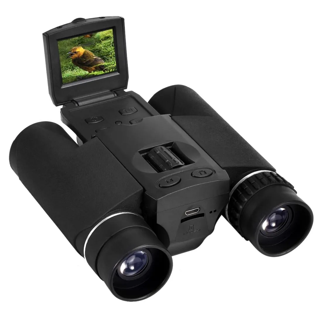 10X25 Zoom Binocular Telescope with HD Digital Camera | 1.5 LCD Screen | Black