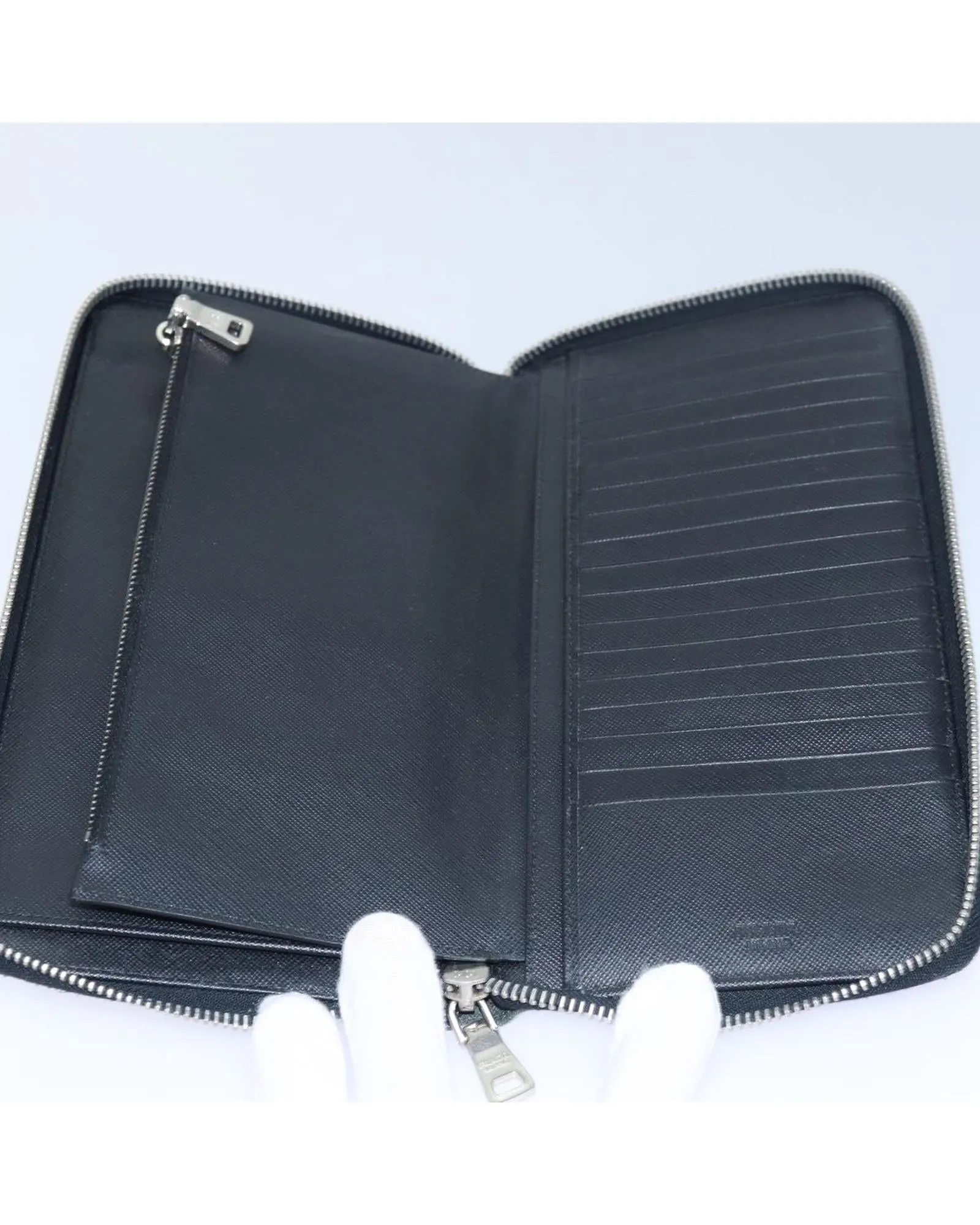 Camouflage Saffiano Leather Long Wallet with Guarantee Card