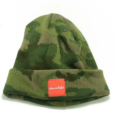 Chocolate Red Square Beanie