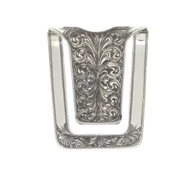 Clint Orms Engraved Sterling Silver Large Money Clip