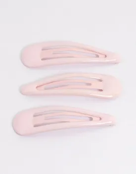 Coated Blush Bubble Snap Clip Pack