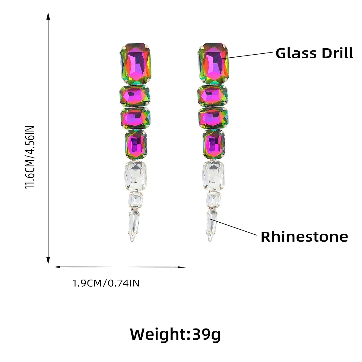 Crystal Drop Earrings