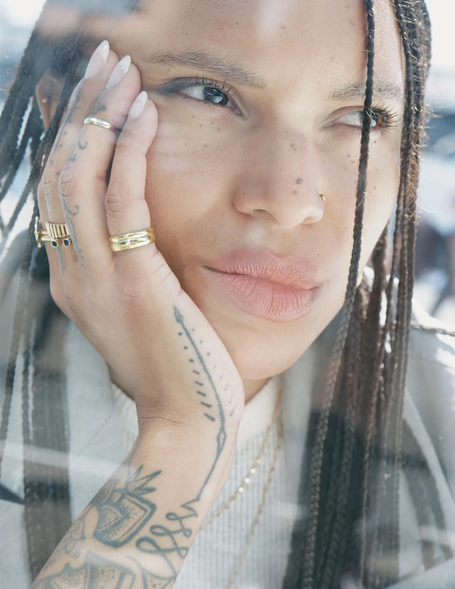 Ella knuckle-ring <br>Solid gold
