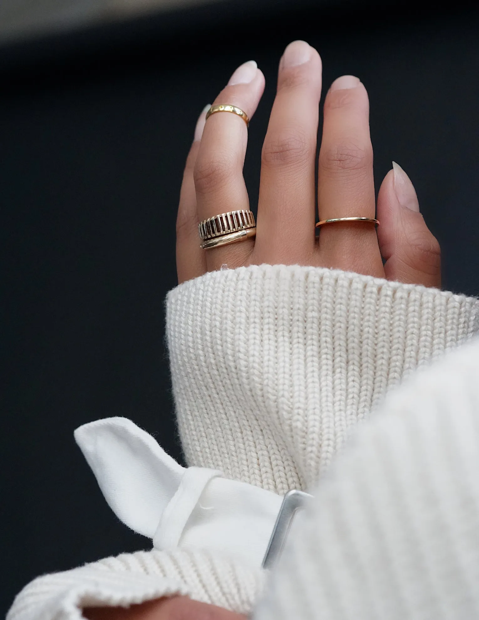 Ella knuckle-ring <br>Solid gold