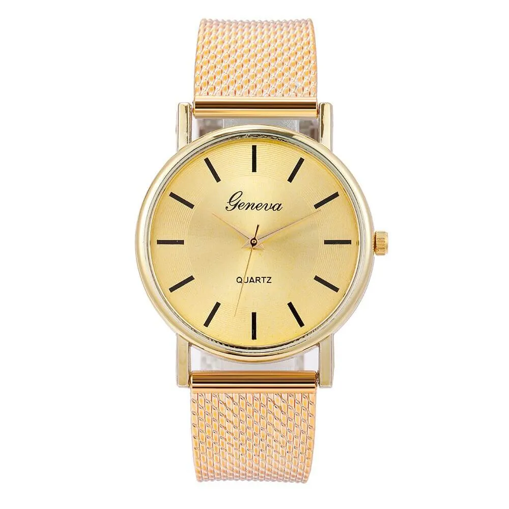 Fashion Watches Women 2022 Geneva Designer Ladies Watch Luxury Brand Diamond Quartz Rose Gold Wrist Watch Relogio Feminino