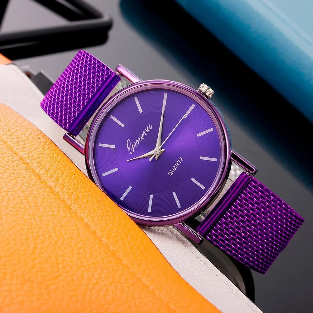 Fashion Watches Women 2022 Geneva Designer Ladies Watch Luxury Brand Diamond Quartz Rose Gold Wrist Watch Relogio Feminino