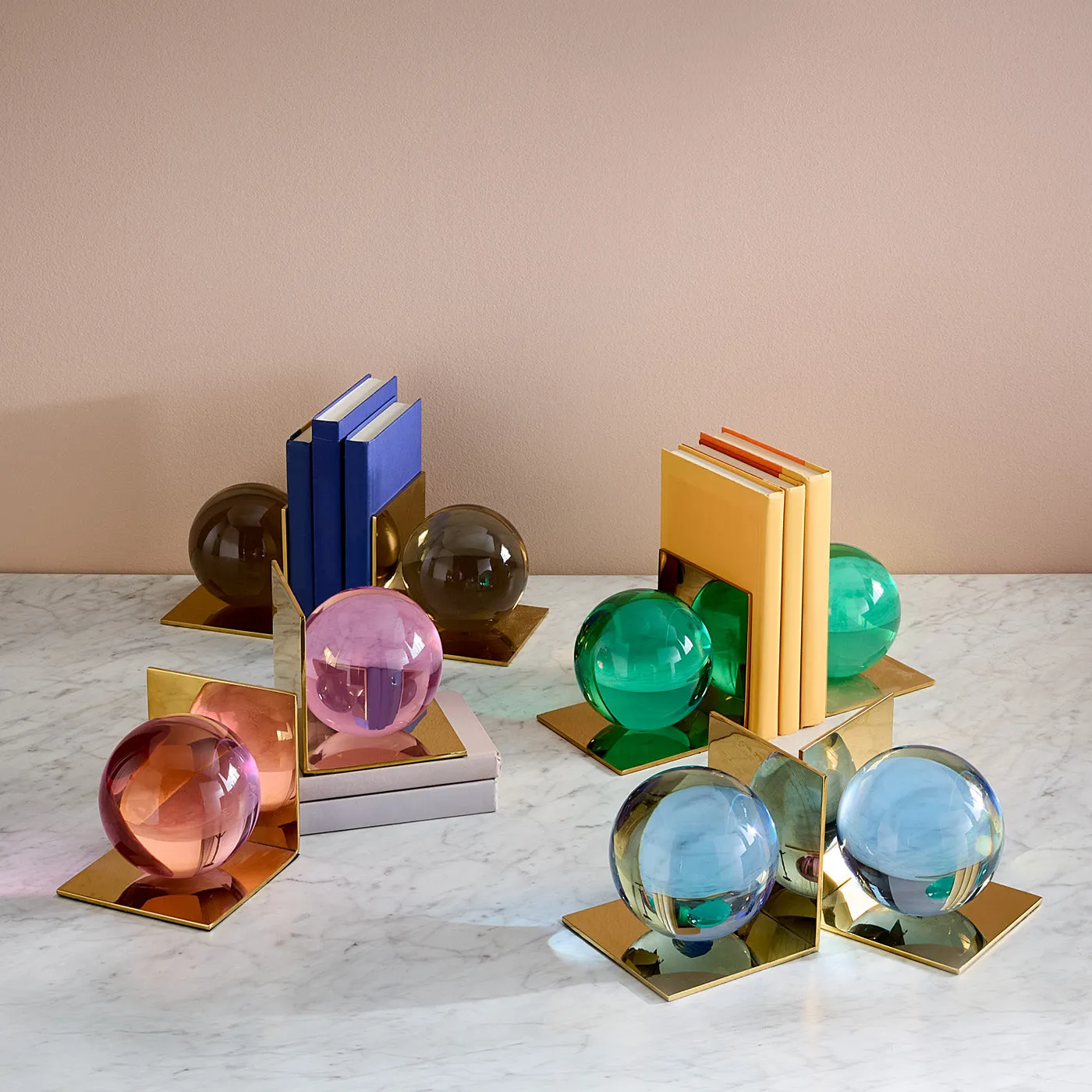 Globo Bookends