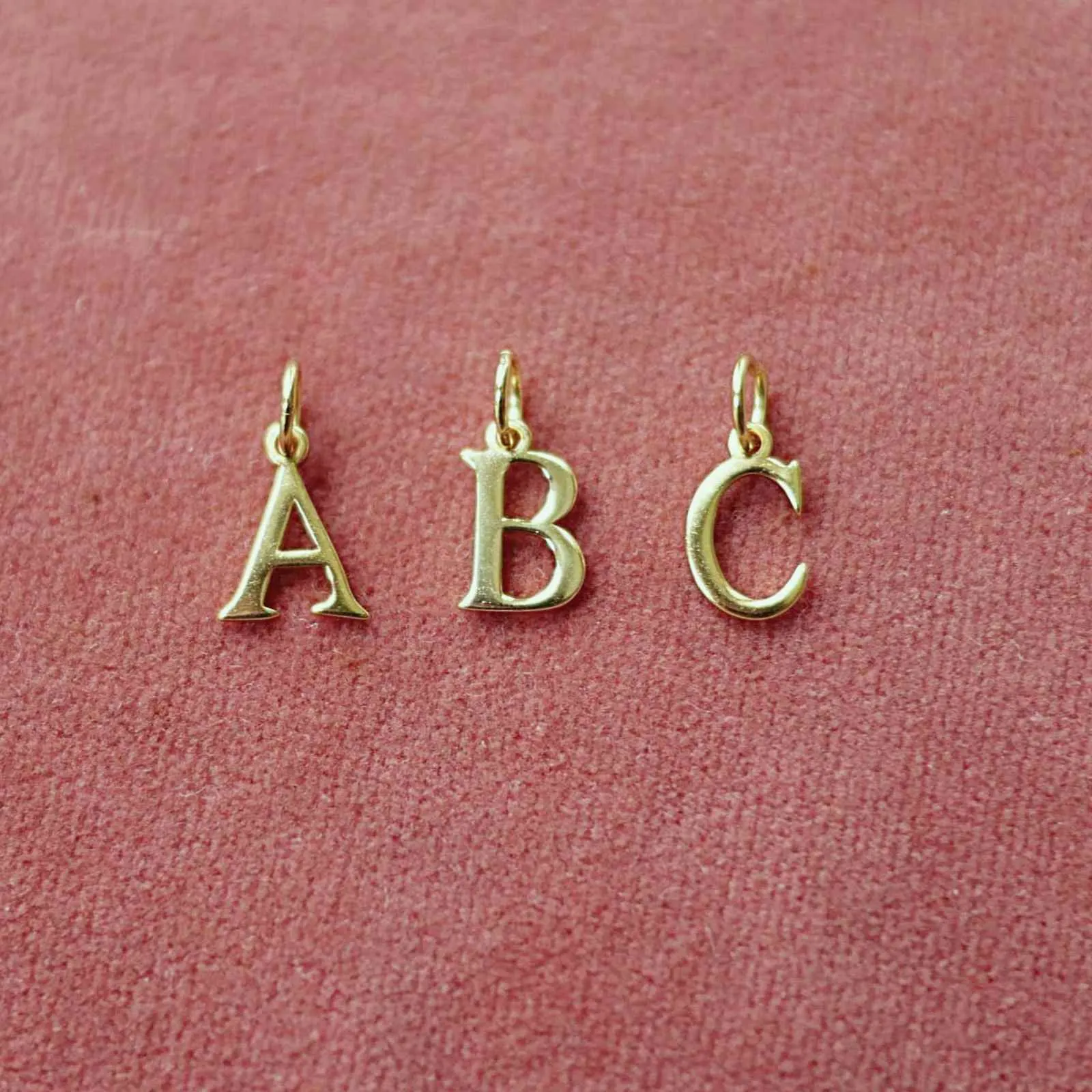 Gold Plated Initial Pendant