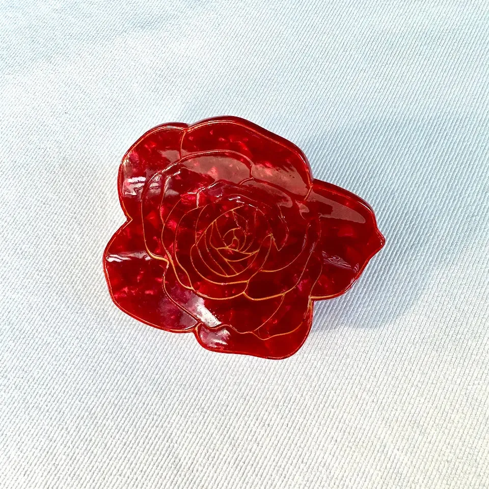 Hand Painted Claw Hair Clips