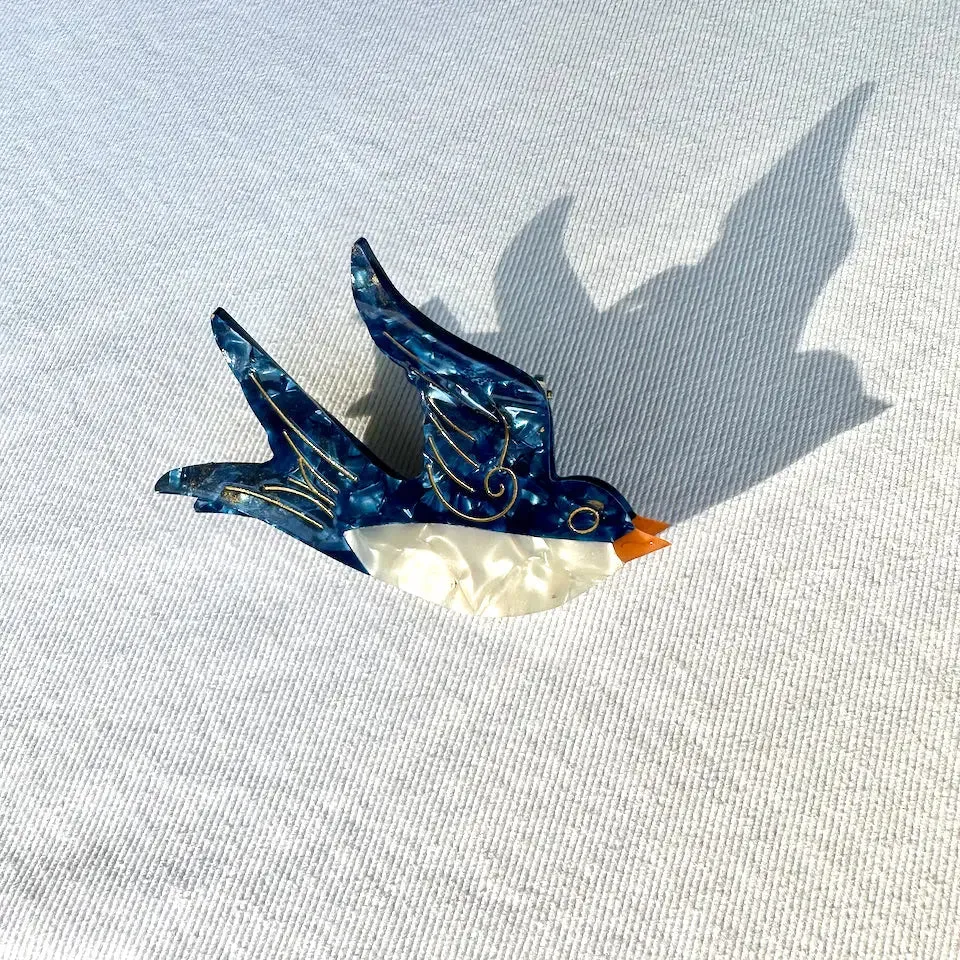 Hand Painted Claw Hair Clips
