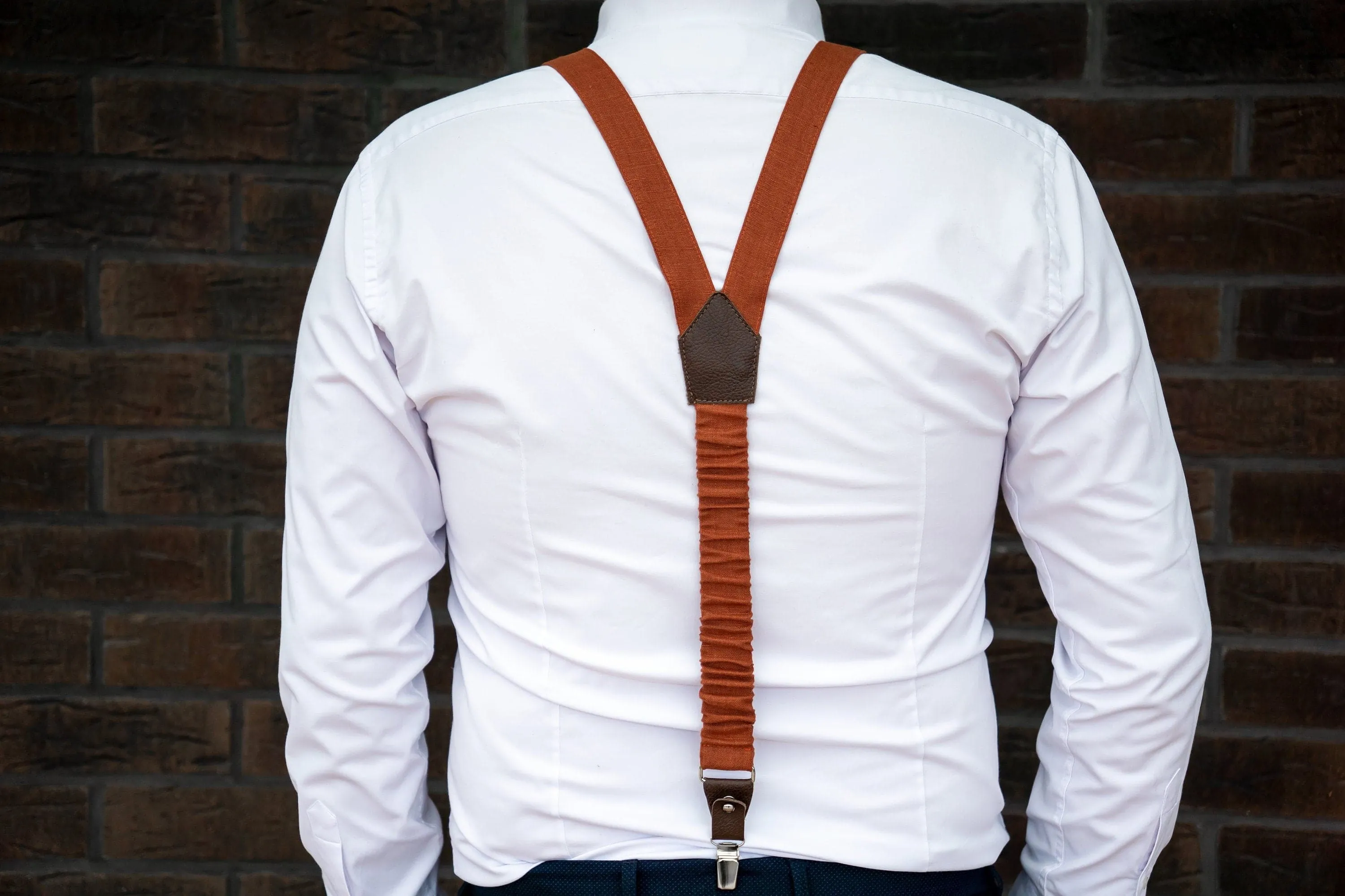Hunter Green Bow Tie & Suspender Set - Ideal for Men, Boys, Toddlers at Weddings & Events