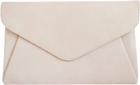 JNB Synthetic Leather Double Pocket Envelop Clutch