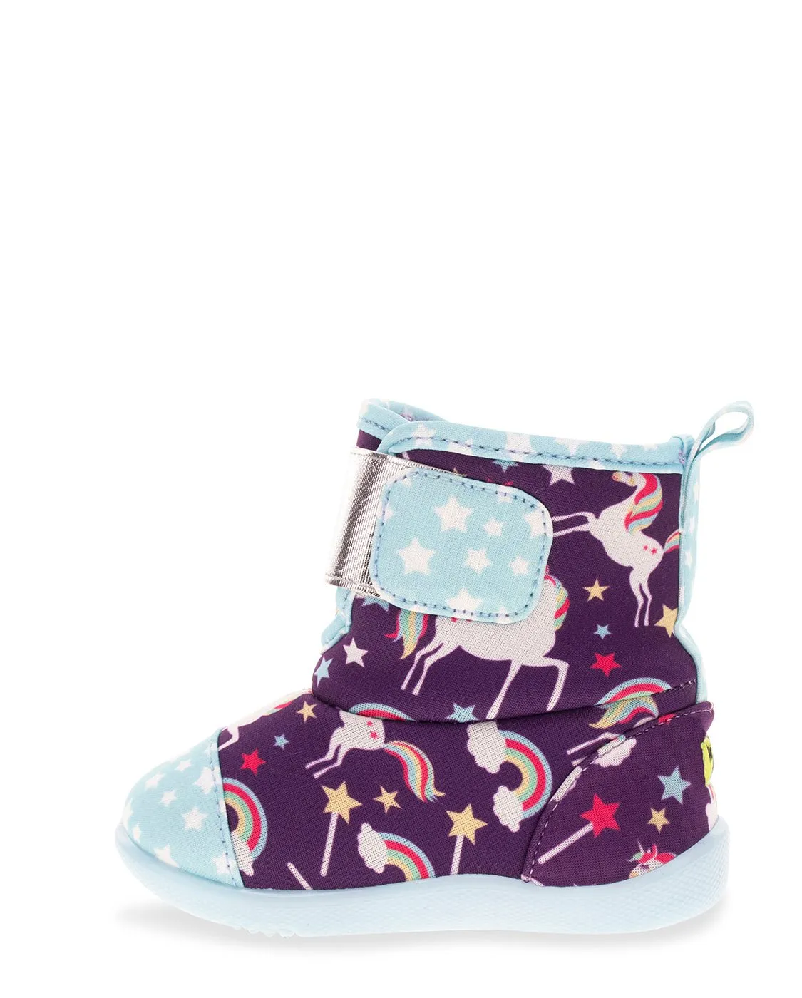 Kids Unicorn Dreams Baby Boot - Purple