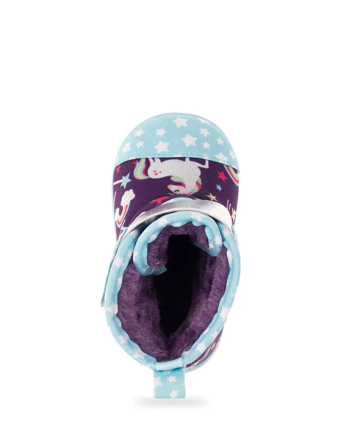 Kids Unicorn Dreams Baby Boot - Purple