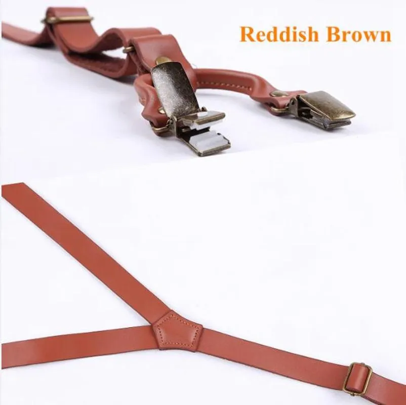 Leather Suspenders, Mens Suspenders, Wedding Suspenders, Teen Suspenders, Suspenders for Men, Light Brown, Dark Brown Suspenders, Gift