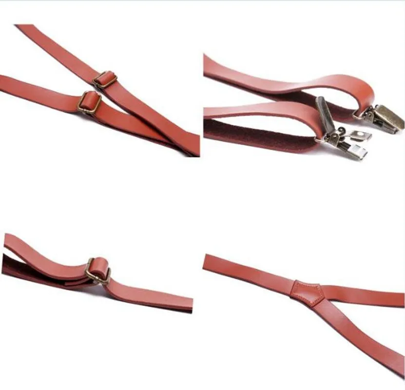 Leather Suspenders, Mens Suspenders, Wedding Suspenders, Teen Suspenders, Suspenders for Men, Light Brown, Dark Brown Suspenders, Gift