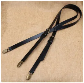 Leather Suspenders,Groomsman Gift,Wedding Suspenders
