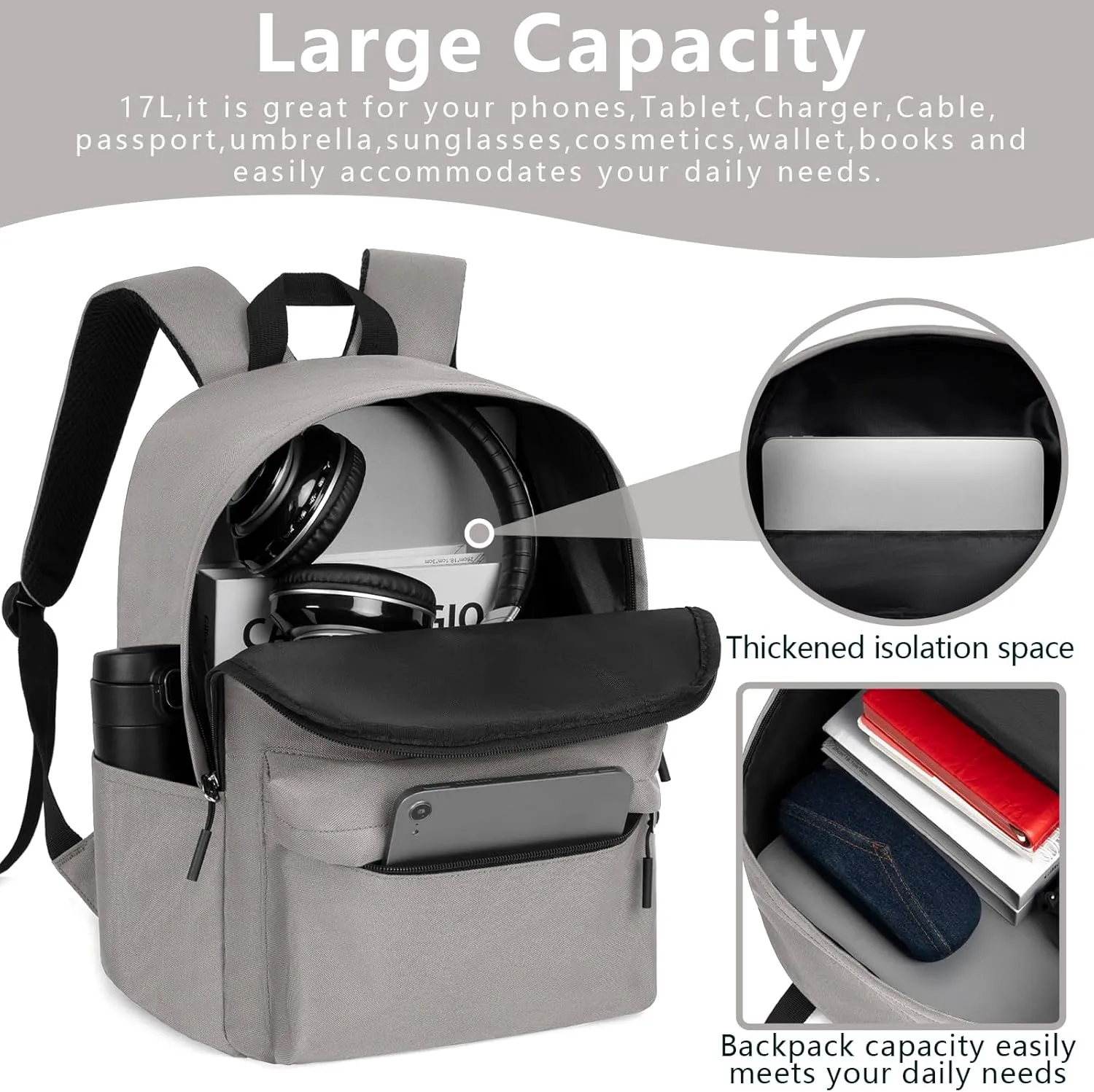 Lightweight Children School Backpack W11.9 xD5.6 xH15.8 Daily Use Backpack Book Bag for Kids