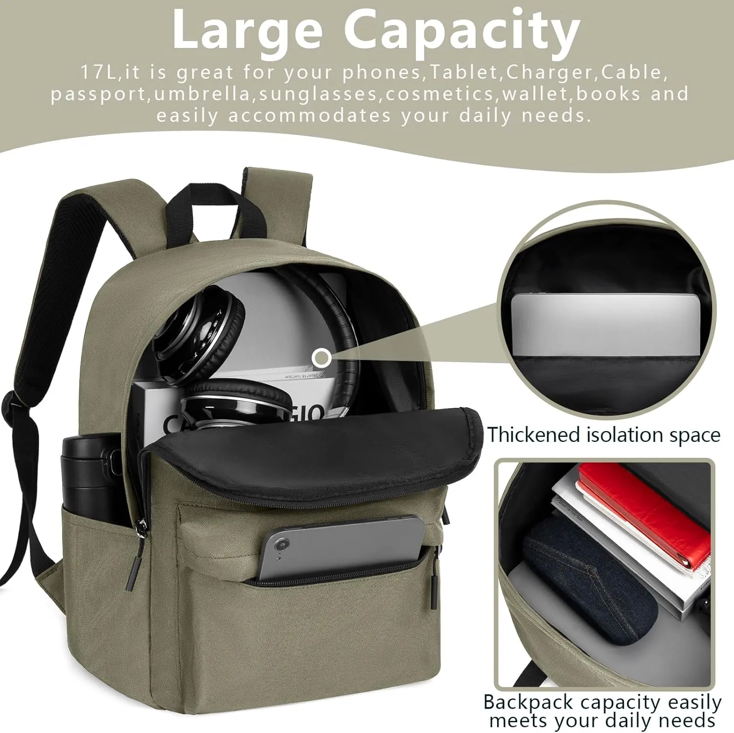 Lightweight Children School Backpack W11.9 xD5.6 xH15.8 Daily Use Backpack Book Bag for Kids
