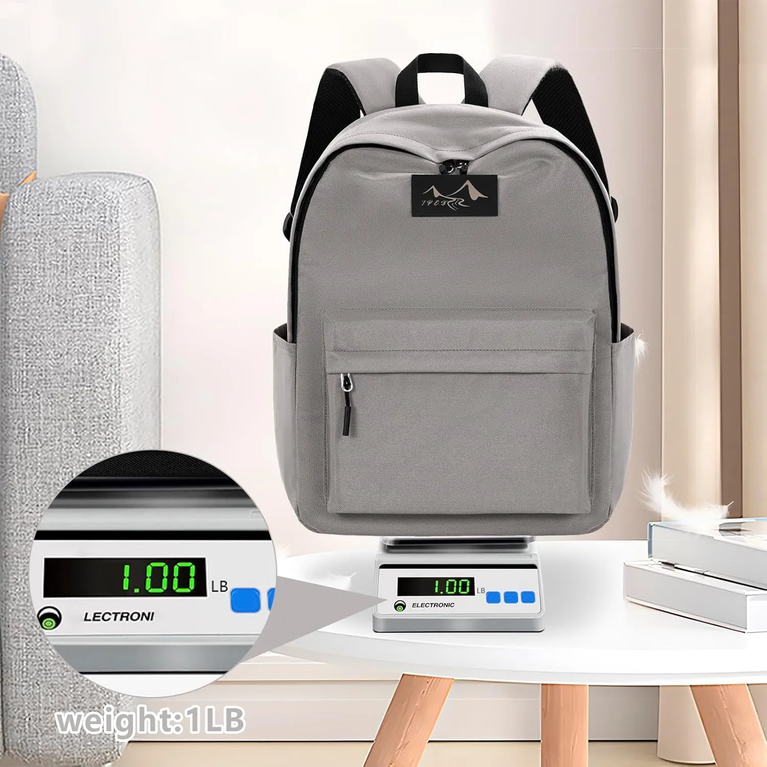 Lightweight Children School Backpack W11.9 xD5.6 xH15.8 Daily Use Backpack Book Bag for Kids