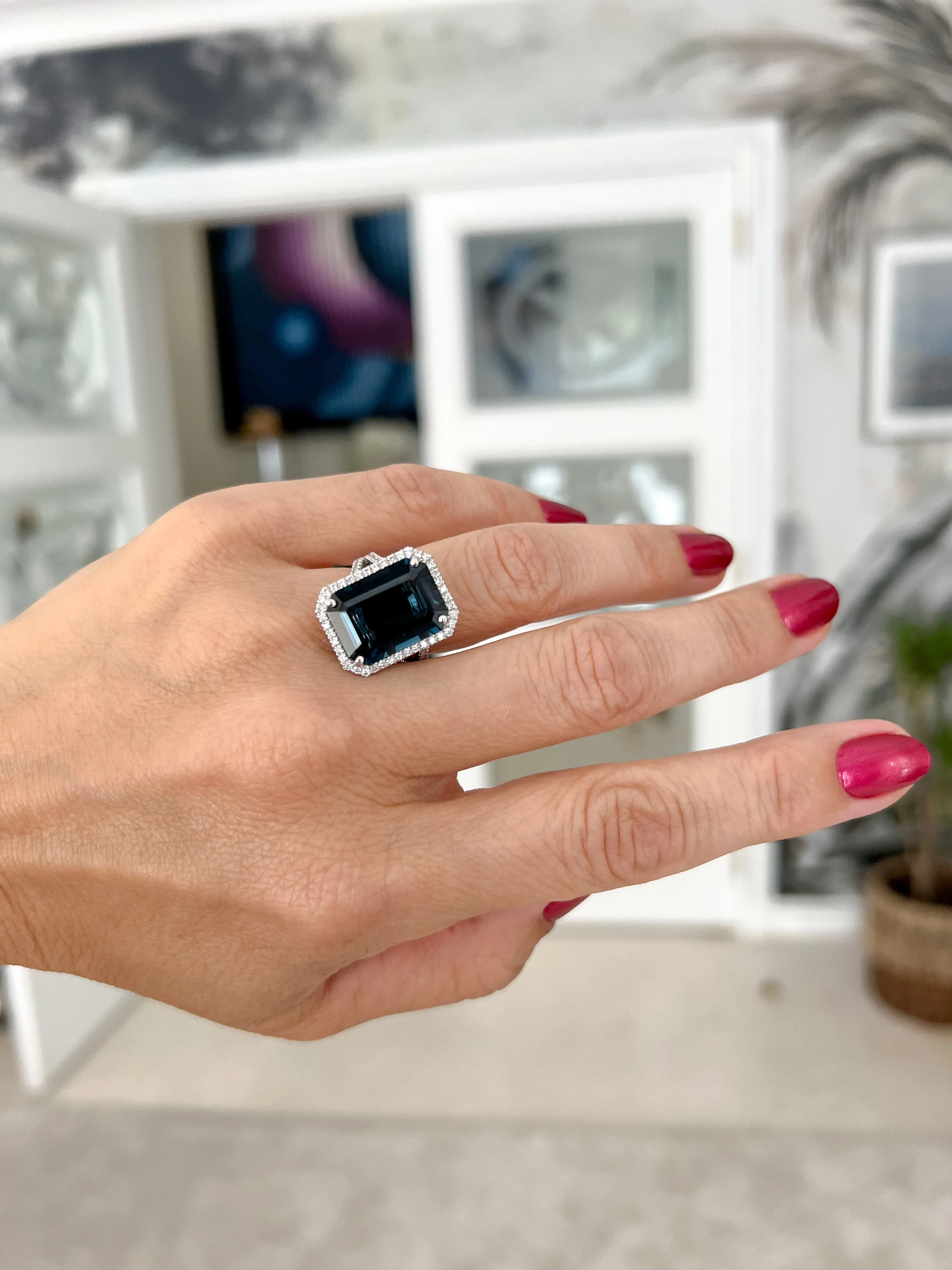 London Topaz Cocktail Ring
