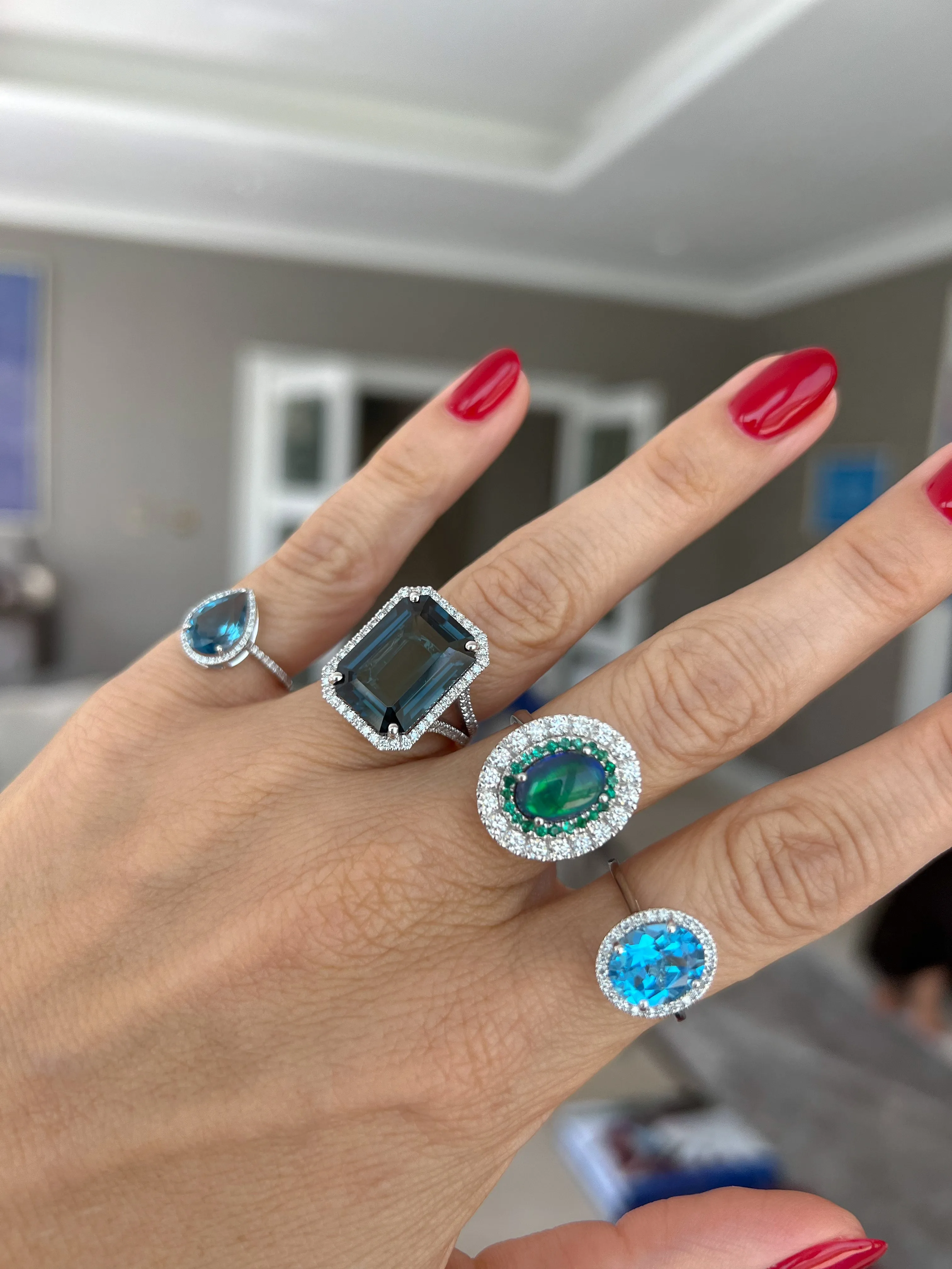 London Topaz Cocktail Ring