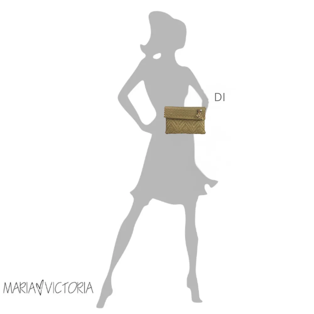Maria Victoria | Flare DI | Upcycled, Handwoven, Clutch