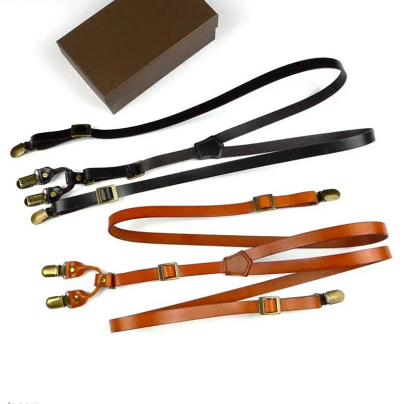 Mens Leather Suspenders,Fashion Suspenders,Birthday Gift
