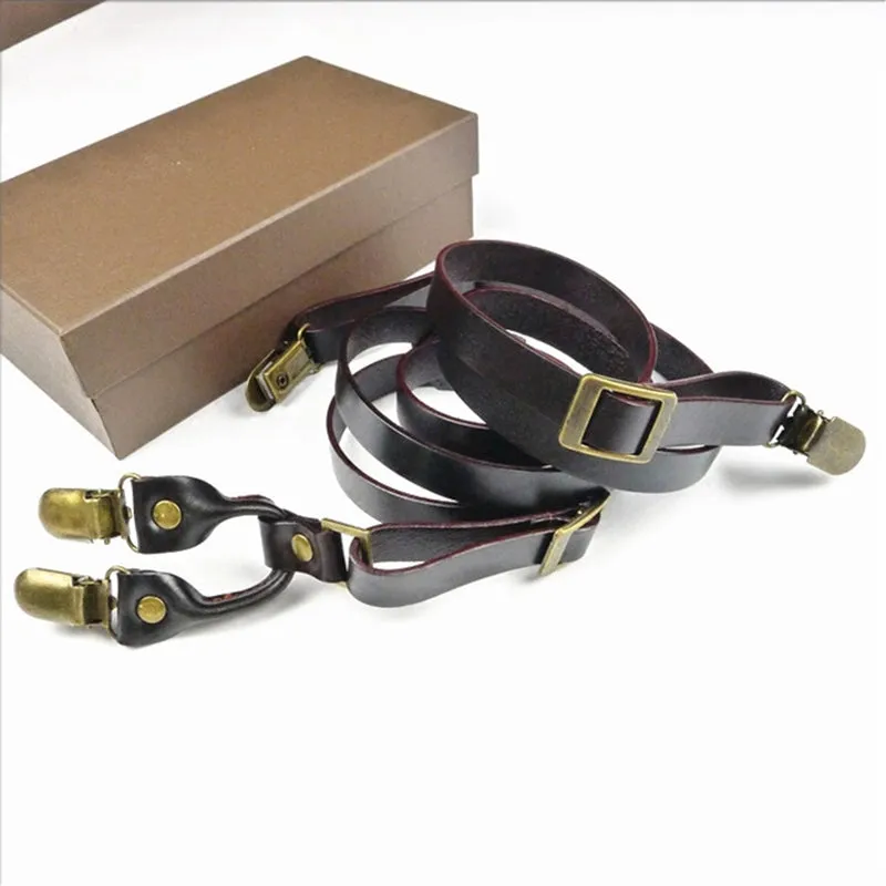 Mens Leather Suspenders,Fashion Suspenders,Birthday Gift