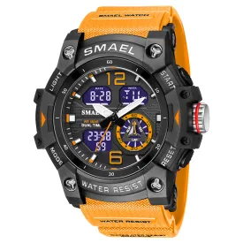 Military Watch Quartz Wristwatches Sport 50M Waterproof Alarm Clock Light Analog Digital Male Clocks 8007 Mens Watches Digital