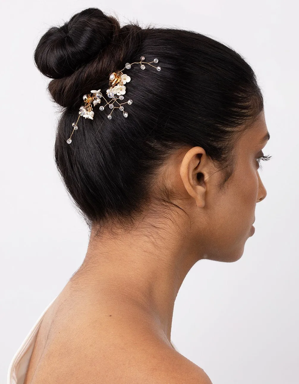 Mix Flower Bun Pin Pack