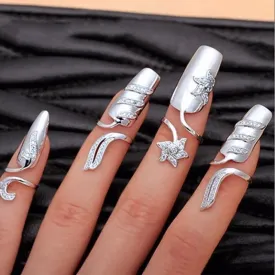 Nail 4 Set Wild King - Pieces Ring