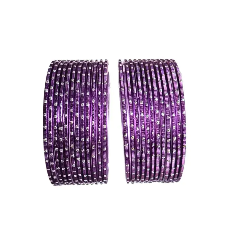 Nav - B Metal Bangles Size 2.10 - Set of 24