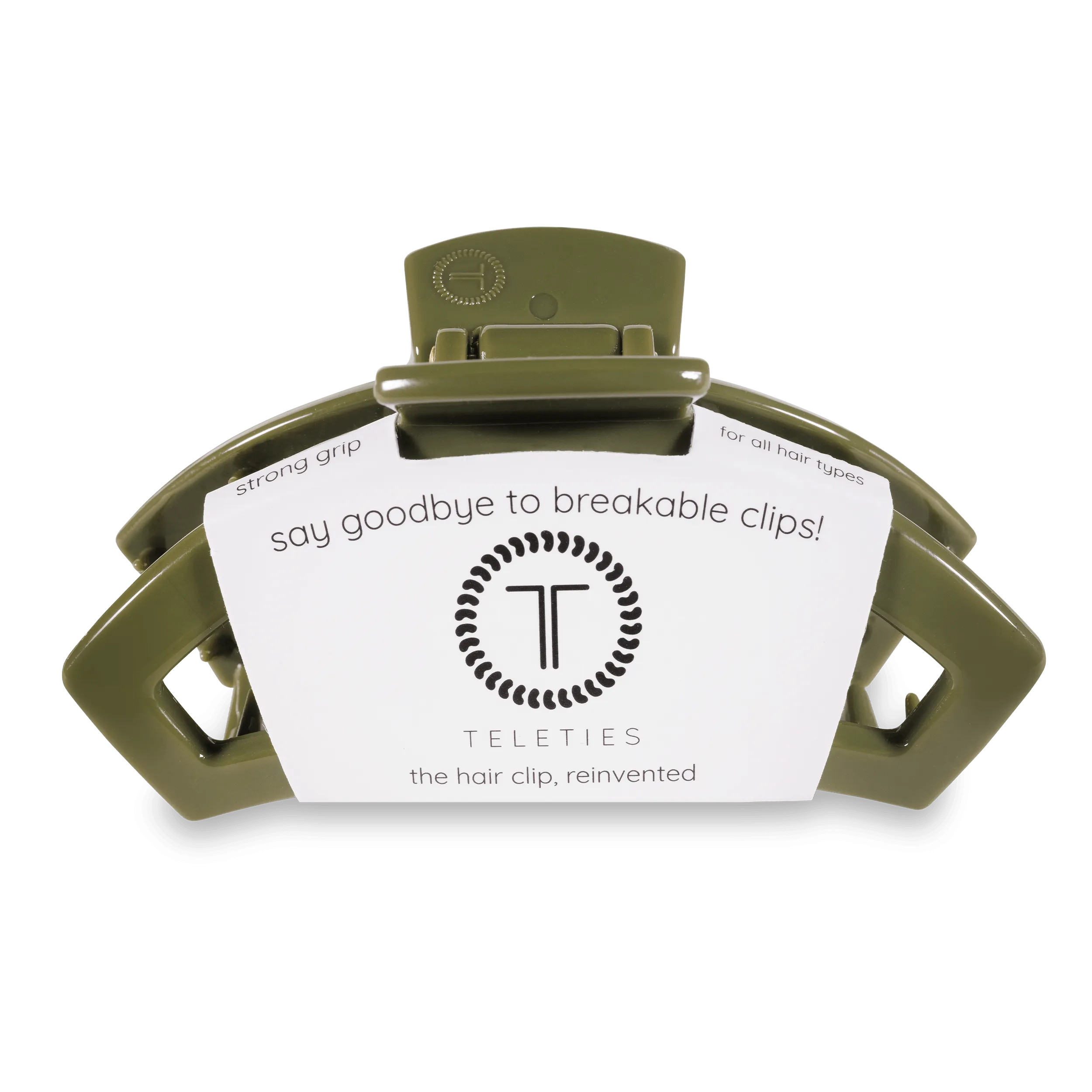 Open Olive Large Hair Clip