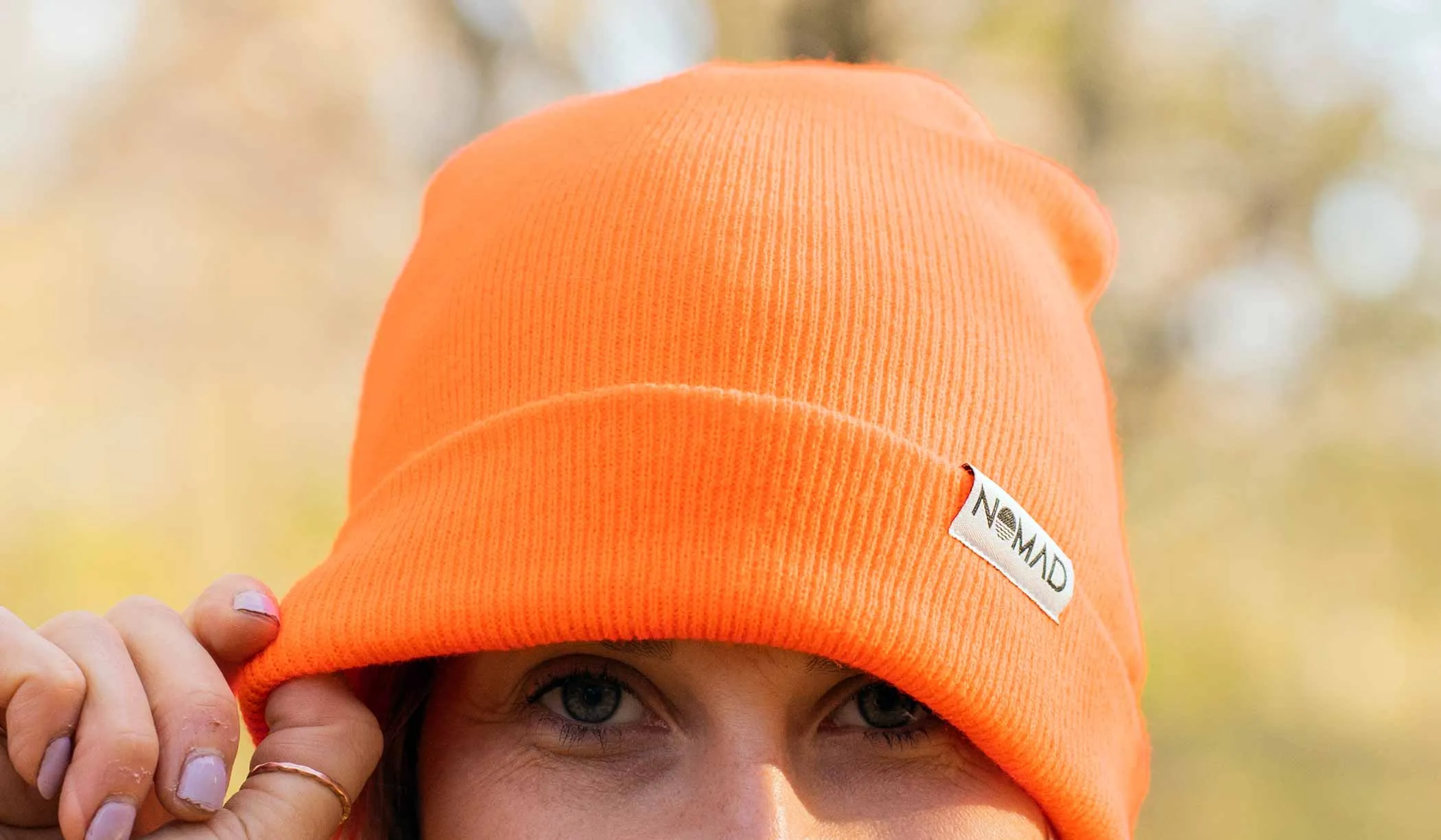 Orange Unisex Recycled Beanie