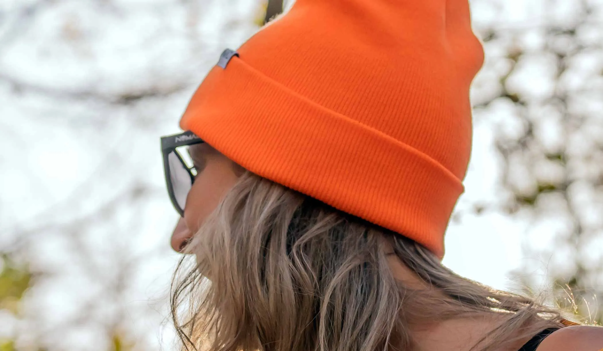 Orange Unisex Recycled Beanie