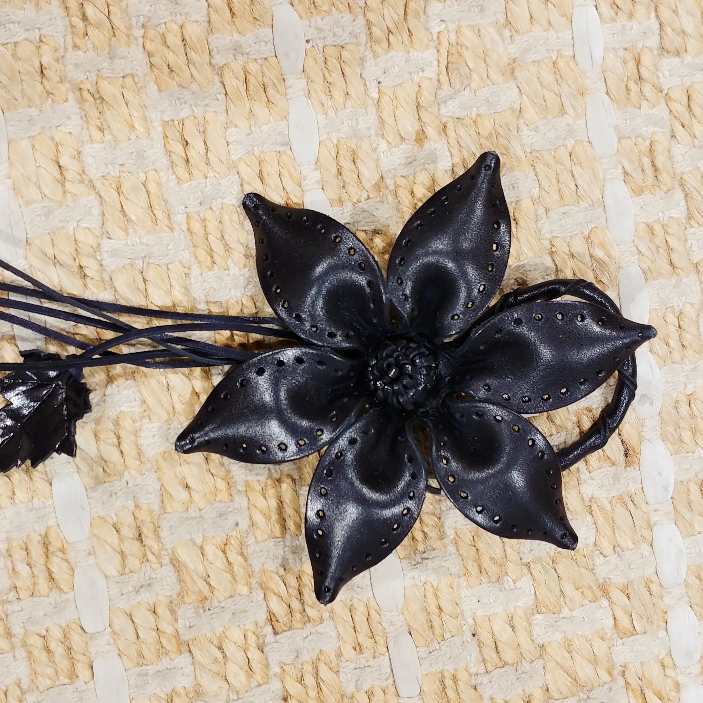 Rivera Leather Flower