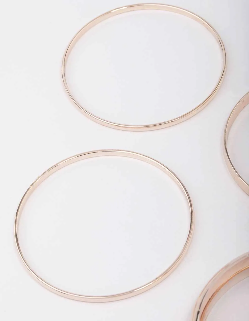 Rose Gold Thick & Thin Bangle 4-Pack