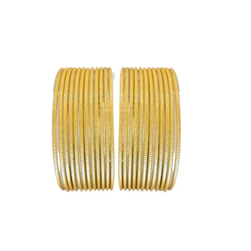 Sharmili Metal Bangles Size 2.10 - Set of 24