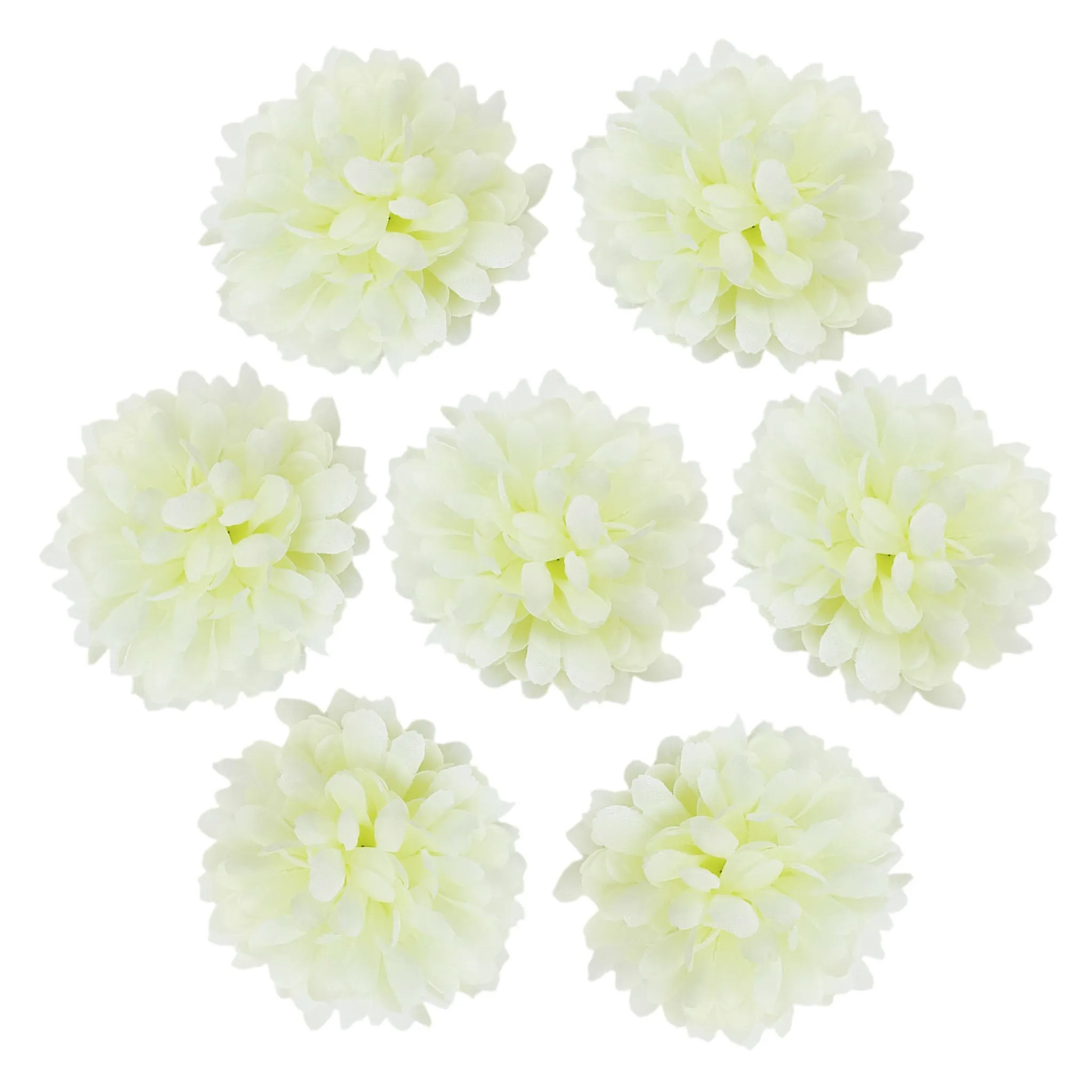Silk Flowers Bulk Artificial Daisy Flower Heads Wholesale Bulk 100 pcs