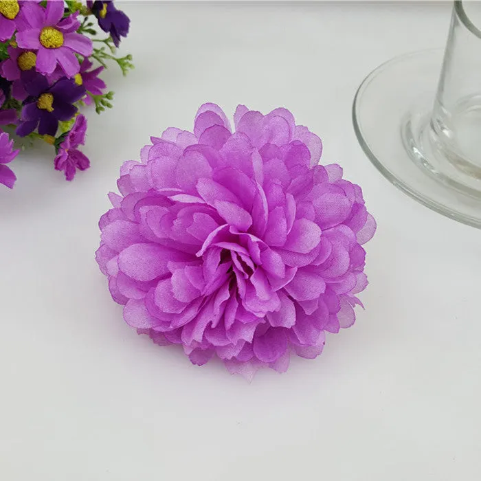 Silk Flowers Bulk Artificial Daisy Flower Heads Wholesale Bulk 100 pcs