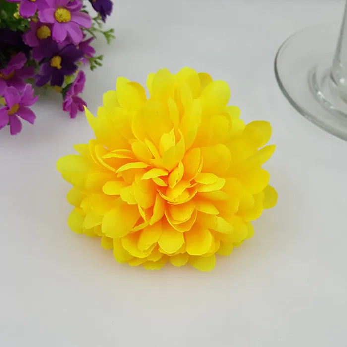 Silk Flowers Bulk Artificial Daisy Flower Heads Wholesale Bulk 100 pcs