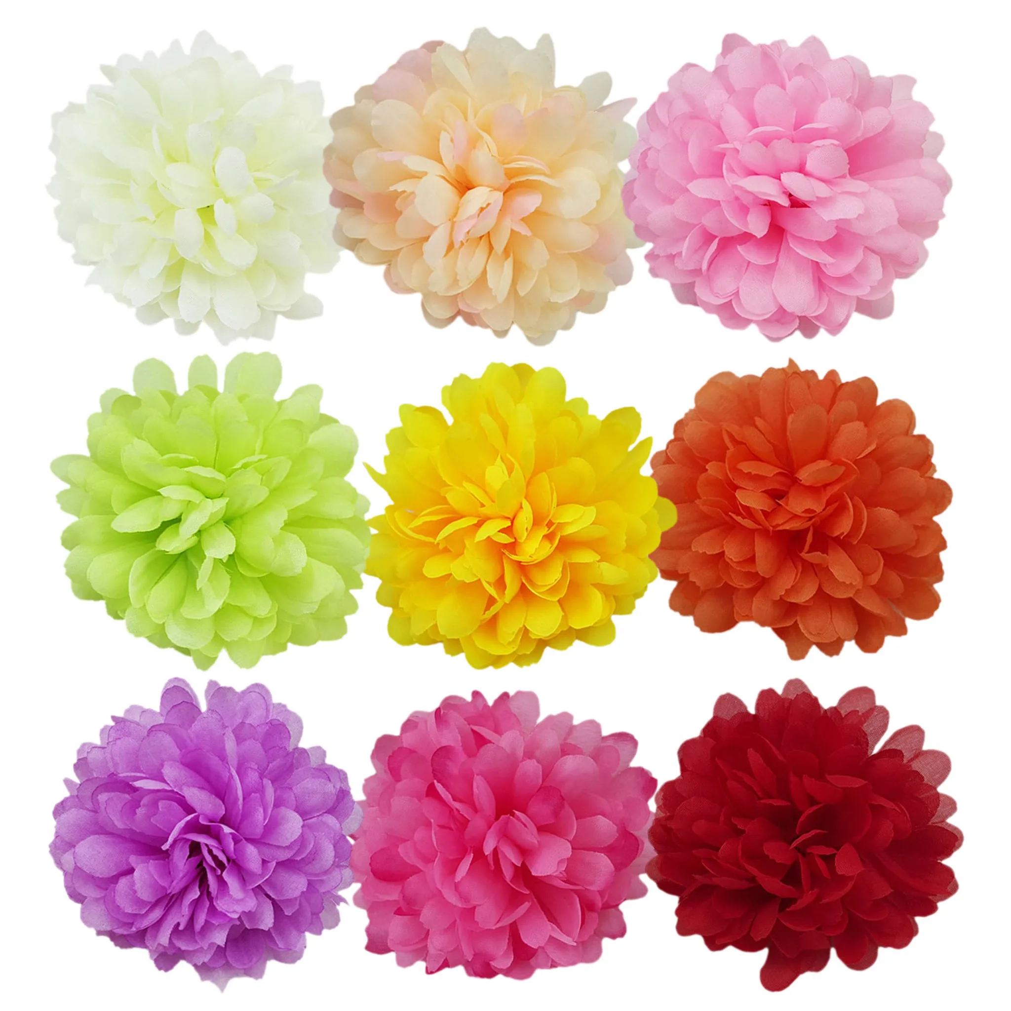 Silk Flowers Bulk Artificial Daisy Flower Heads Wholesale Bulk 100 pcs
