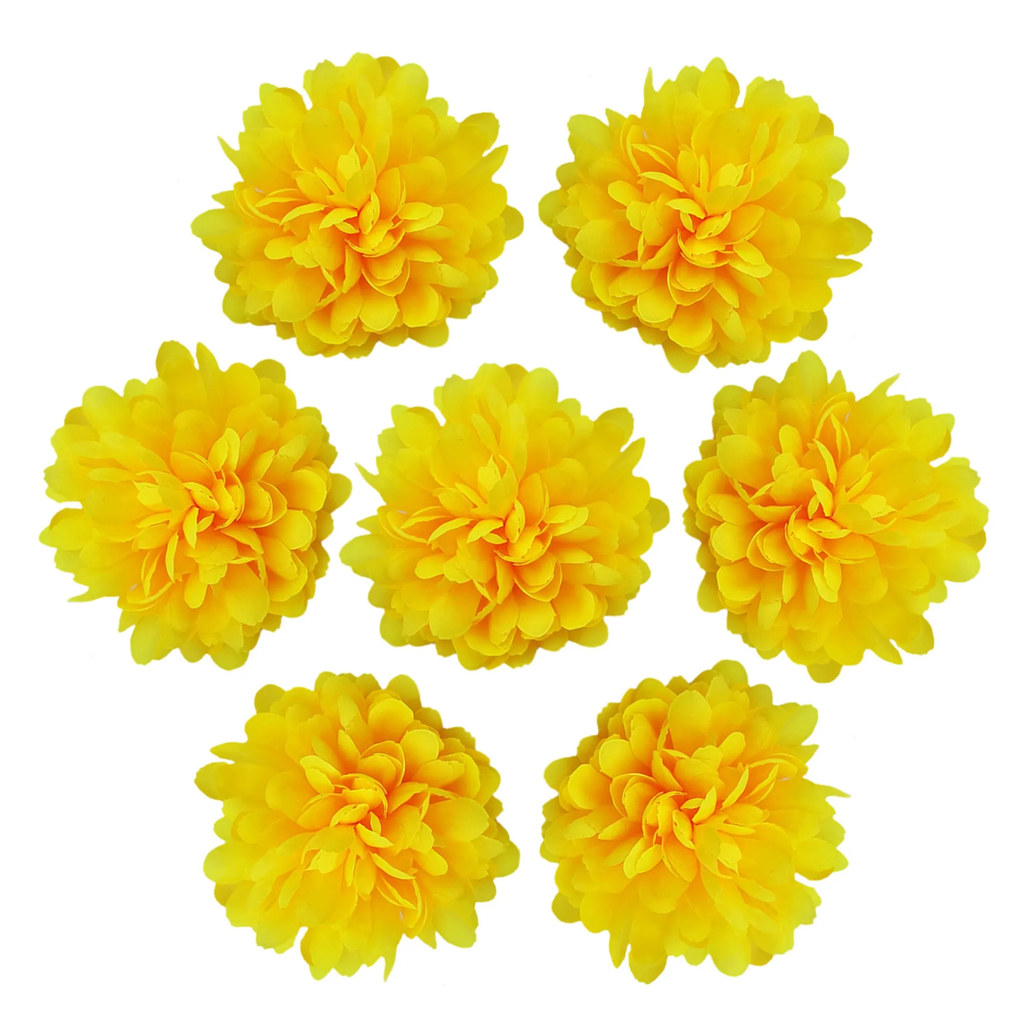 Silk Flowers Bulk Artificial Daisy Flower Heads Wholesale Bulk 100 pcs