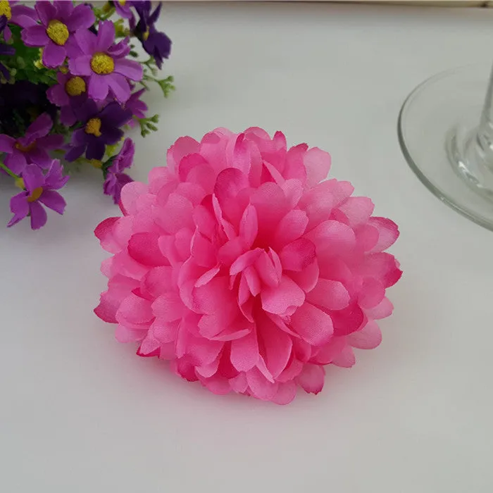 Silk Flowers Bulk Artificial Daisy Flower Heads Wholesale Bulk 100 pcs