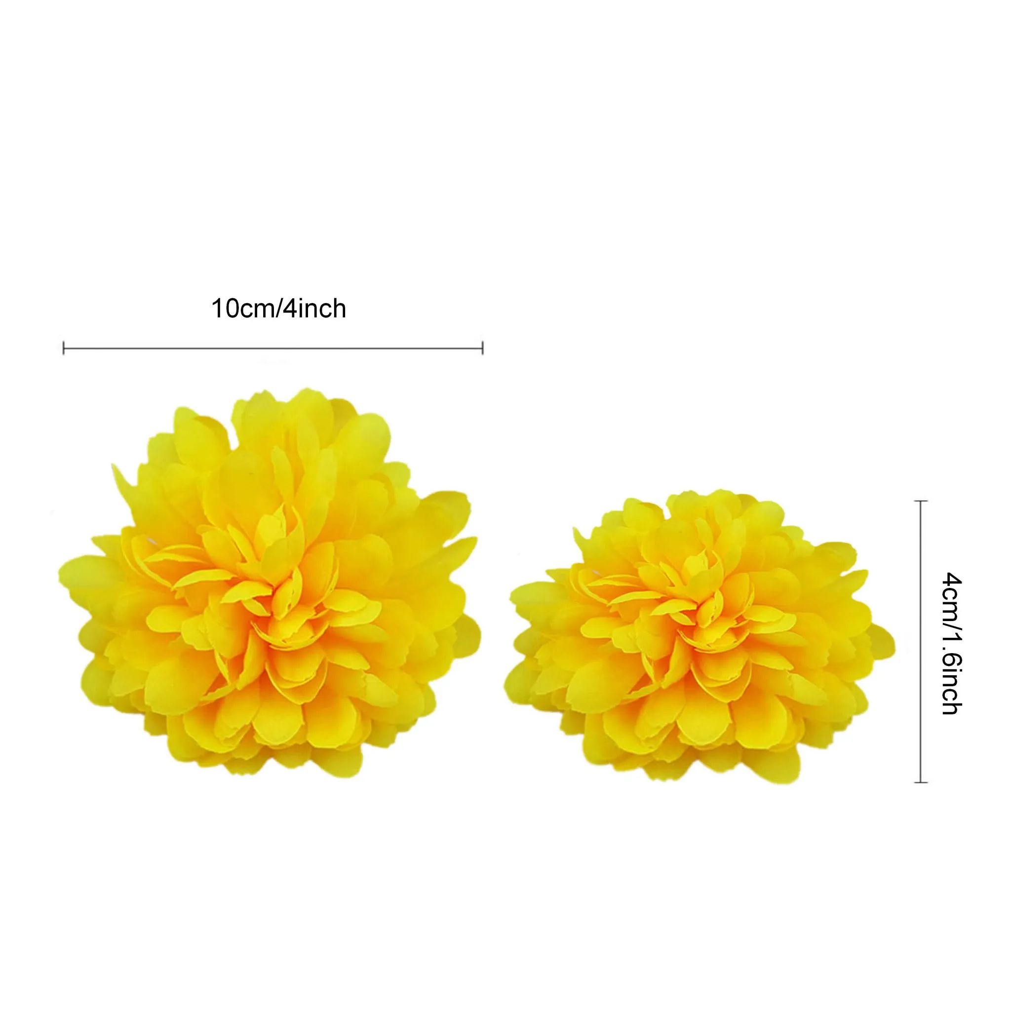Silk Flowers Bulk Artificial Daisy Flower Heads Wholesale Bulk 100 pcs