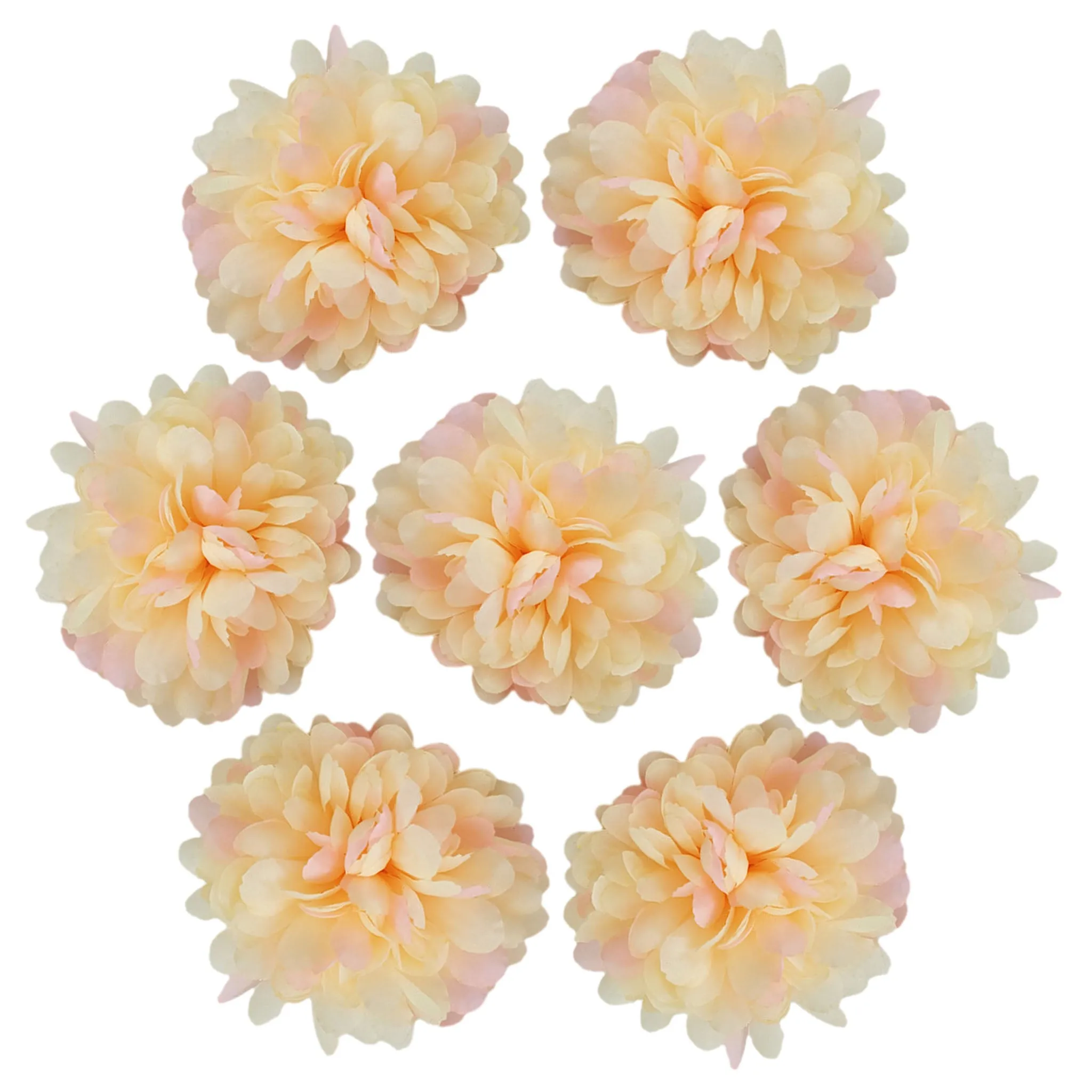 Silk Flowers Bulk Artificial Daisy Flower Heads Wholesale Bulk 100 pcs